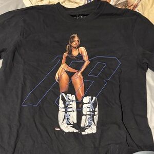 Black Graphic Short Sleeve Tee